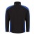 Orn Workwear Avocet Two-Tone Softshell Rain Jacket (Black/Royal Blue)