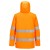 Portwest PW265 PW2 Hi-Vis Waterproof Rain Jacket (Orange/Black)