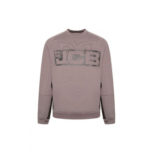 JCB Workwear Grey Heavyweight Trade Crewneck Sweatshirt