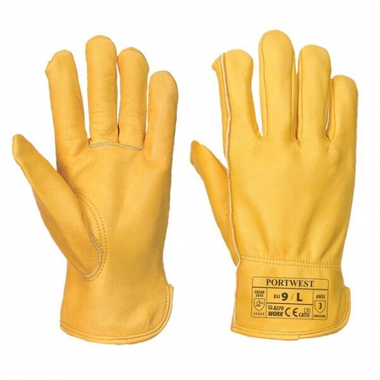 Portwest A270 Classic Drivers Durable Leather Gloves