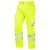 Leo Workwear EcoViz CT01 Bideford Hi-Vis Yellow Cargo Trousers