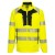 Portwest DX477 Hi-Vis Reflective Funnel Neck Sweatshirt (Yellow and Black)