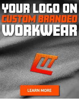 Your logo on custom-branded workwear