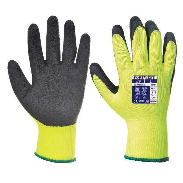 Portwest A140 Thermal Latex Thermal Work Gloves