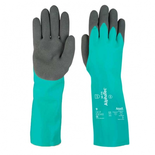 Ansell AlphaTec 58-735 Nitrile Gauntlets - Workwear.co.uk