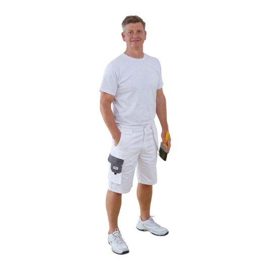 ProDec Advance Men's Painters Shorts (White)