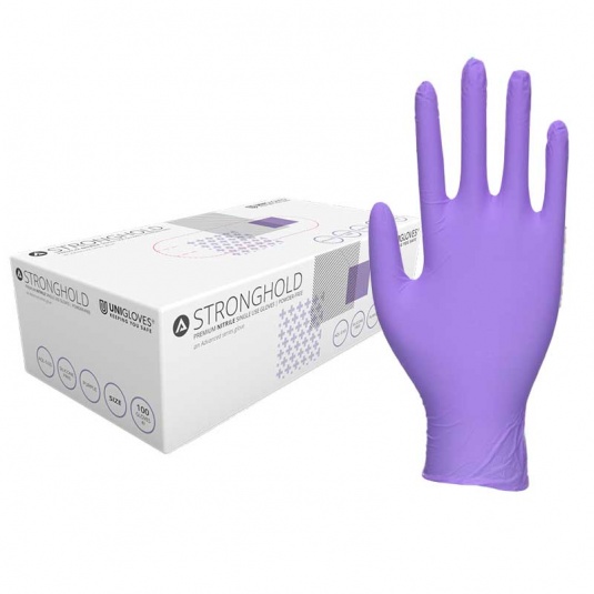 Unigloves Stronghold Nitrile GM006 Examination Gloves - Workwear.co.uk