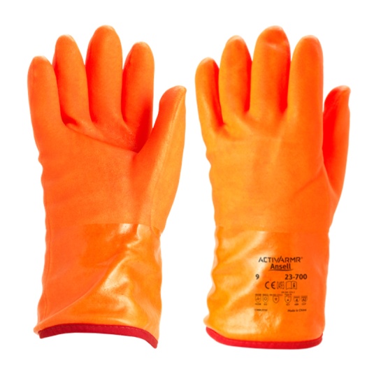 Ansell 23-700 Polar Grip PVC Thermal Utility Gloves