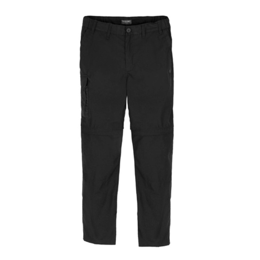 Craghoppers CEJ005 Men's Expert Kiwi Sustainable 2-in-1 Convertible Trousers (Black)