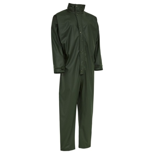 ELKA Rainwear Dry Zone 028003 PU Waterproof Coveralls (Olive)