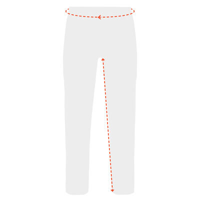 Chart: measure all the way around the waist, and up the inner part of your leg, from the crotch to the ankle