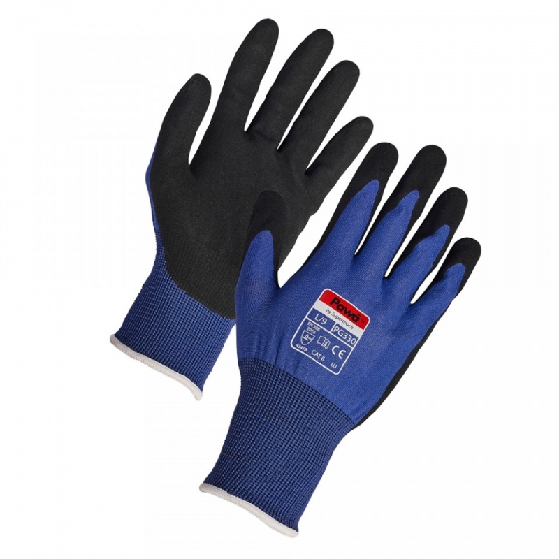 Pawa PG330 Cut Level B Nitrile Gloves - Workwear.co.uk