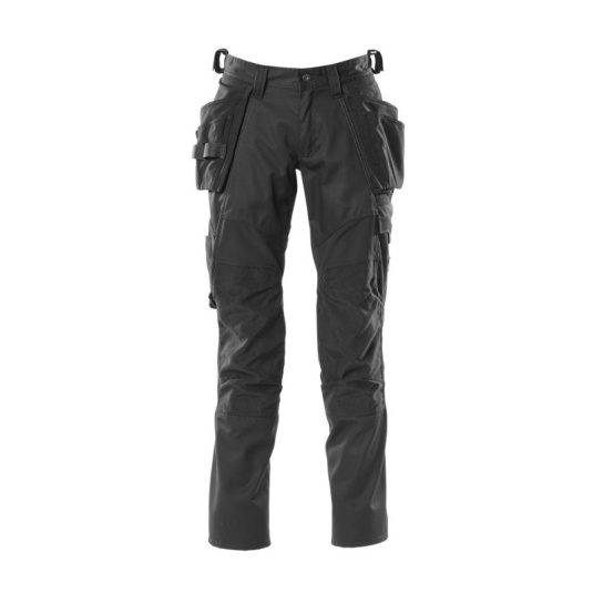 Mascot Workwear Accelerate Stretch Holster Trousers with Kneepad Pockets (Black)