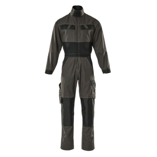 Mascot Workwear Light Wallan Boiler Suit with Kneepad Pockets (Dark Anthracite/Black)