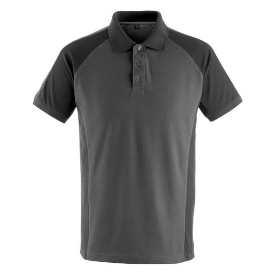 Mascot Workwear Unique Bottrop Two-Toned Polo Shirt (Dark Anthracite/Black)