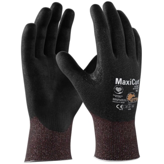 ATG MaxiCut Ultra 44-6745F Level F Cut-Resistant Palm-Coated Safety Gloves