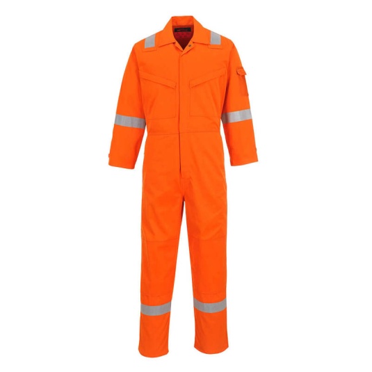 Portwest AF73 Araflame Orange Flame-Resistant Coveralls