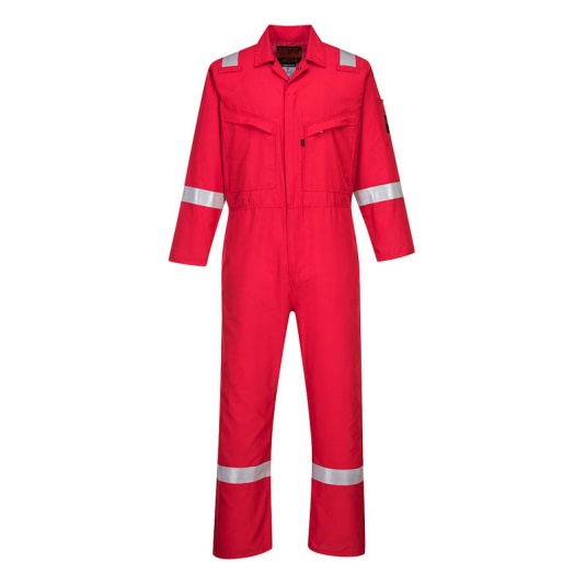 Portwest AF73 Araflame Red Flame-Resistant Coveralls