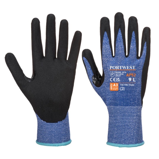 Portwest Cut-Resistant HPPE Wet Handling Gloves AP52