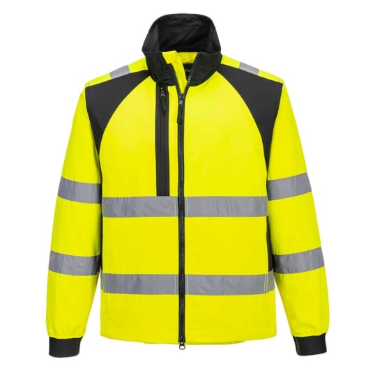 Portwest CD861 WX2 Eco Hi-Vis Recycled Work Jacket (Yellow/Black)