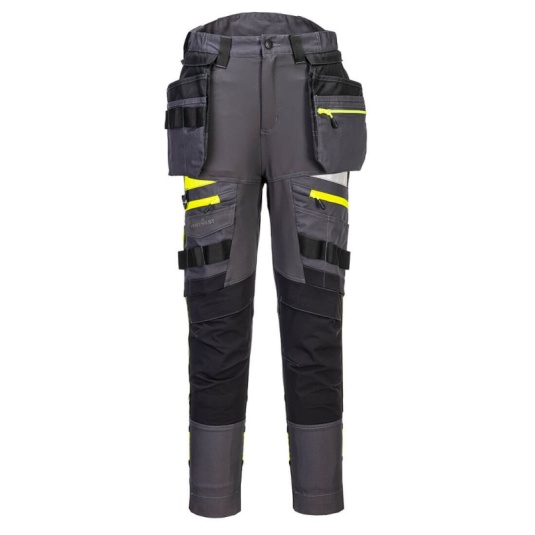 Portwest DX452 DX4 Women's Detachable Holster Pocket Trousers (Metal Grey)