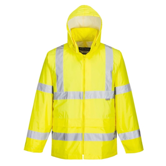 Portwest H440 Hi-Vis Yellow Rain Jacket