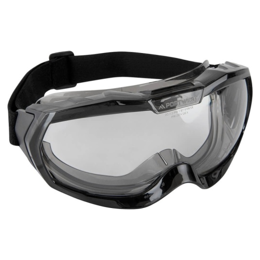 Portwest PS67 Ultra Safe Light Unvented Clear Safety Goggles