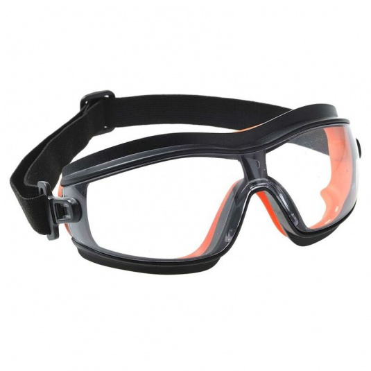 Portwest Clear Slim Wraparound Safety Goggles PW26CLR - Workwear.co.uk