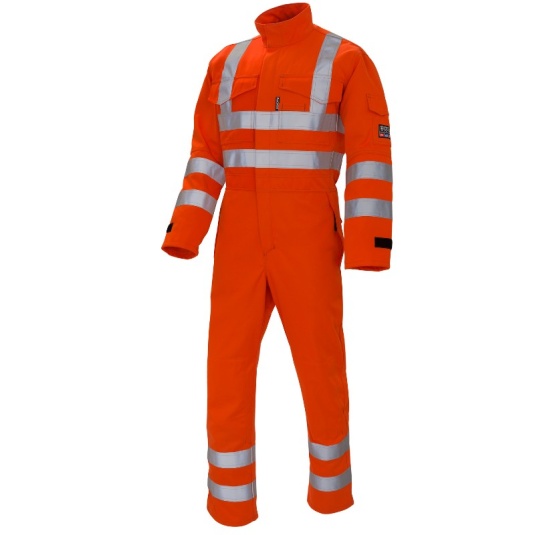 ProGARM 4690 Heat- and Flame-Resistant Arc Flash Hi-Vis Orange Railway Coveralls