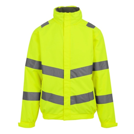 Regatta Pro Dover Hi-Vis Yellow Sustainable Insulated Work Jacket (TRW457)