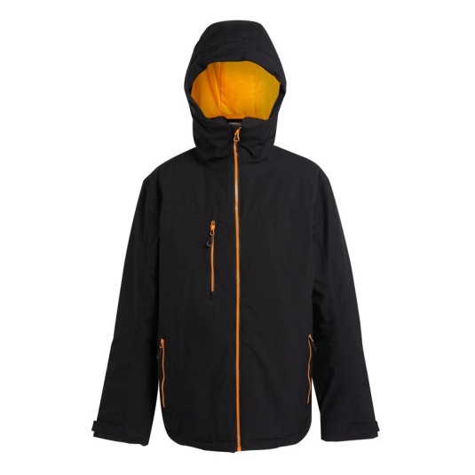 Regatta Navigate Waterproof Insulated Jacket (Black/Orange Pop)