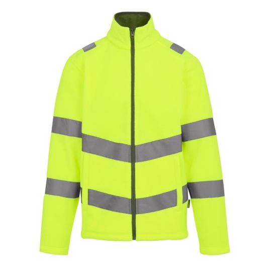 Regatta Pro Contract Thor Hi-Vis Yellow Work Fleece (TRF648)