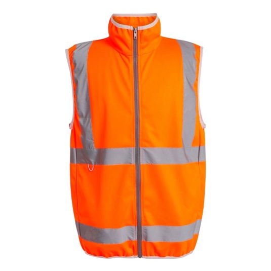 Regatta Pro Hi-Vis Lightweight Orange Full-Zip Reflective Gilet (TRS257)