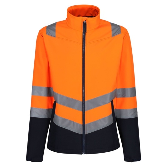 Regatta Pro Hi-Vis Two-Tone Softshell Jacket (Orange)