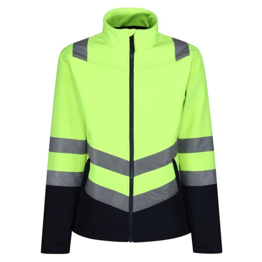 Regatta Pro Hi-Vis Two-Tone Softshell Jacket (Yellow)