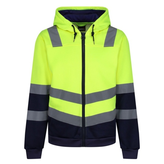 Regatta Pro Two-Tone  Hi-Vis Yellow Work Hoodie (TRF625)