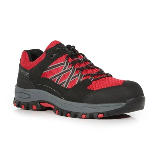 Regatta Professional TRK204 Sandstone SB Sustainable Safety Trainers (Red/Black)