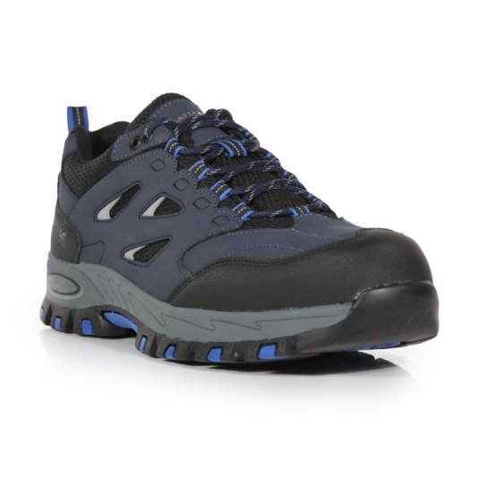 Regatta Professional TRK205 Men's Mudstone S1P Sustainable Safety Shoes (Navy/Oxford Blue)