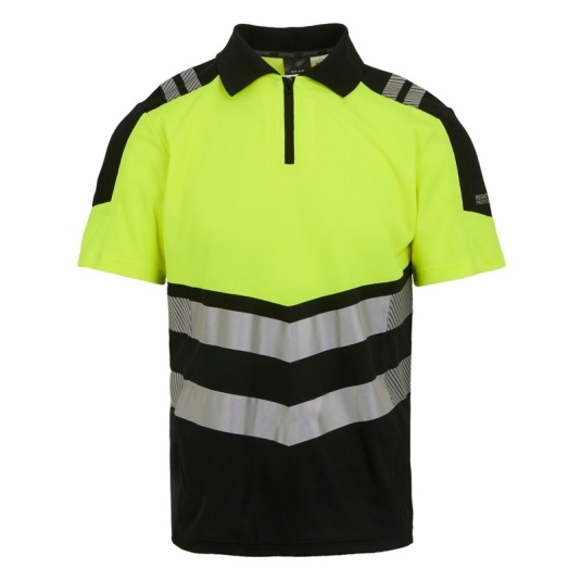 Regatta X-Pro Yellow Breathable Reflective Work Polo Shirt (TRS281)