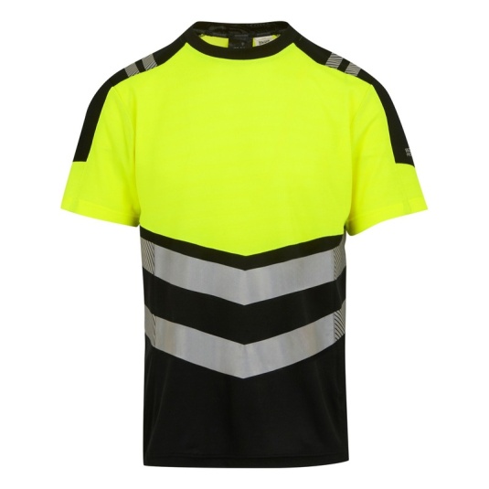 Regatta X-Pro Yellow Reflective Antibacterial T-Shirt (TRS280)