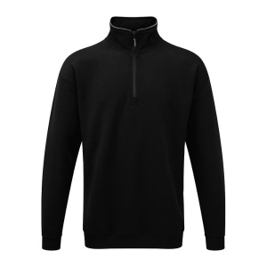 Orn Clothing 1270 Grouse Quarter Zip Sweatshirt (Black)