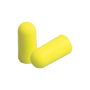 3M E-A-Rsoft Yellow Neon ES-01-001 34 SNR Foam Ear Plugs (Box of 250)