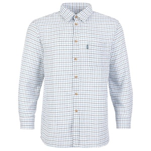 Fort Workwear 100 Tattersall Shirt for Work (Blue)