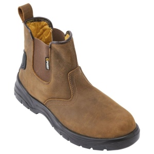 Fort Workwear FF104 Regent Safety Leather Dealer Boots (Brown)