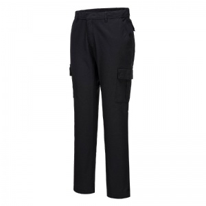 Womens Cargo Combat Work Trousers with Comfort Fit Elasticated Waist