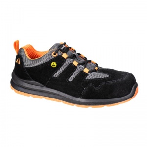 Portwest FE07 Compositelite Fuel-Oil Resistant Composite Toe Cap Sandals S1 ESD SR FO (Black/Orange)