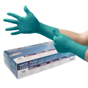 Ansell Microflex 93-260 Disposable Neoprene-Nitrile Gloves