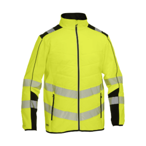 Bisley Workwear Waterproof Taped Reflective Robey Hi-Vis Work Jacket (Yellow)