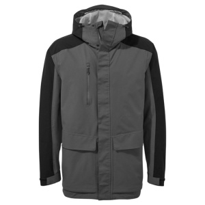 Craghoppers CEW001 Expert Kiwi Pro Stretch Sustainable Waterproof Jacket (Carbon Grey/Black)