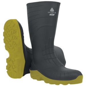 Delta Plus AEROBUILD S5 CI FO SR Waterproof Safety Wellington Boots (Grey)